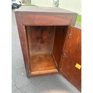 XKgRtQWW_8.jpg Vintage Early 1900s "Cold-O" Soda Fountain Wooden Cabinet Advertising Store Display