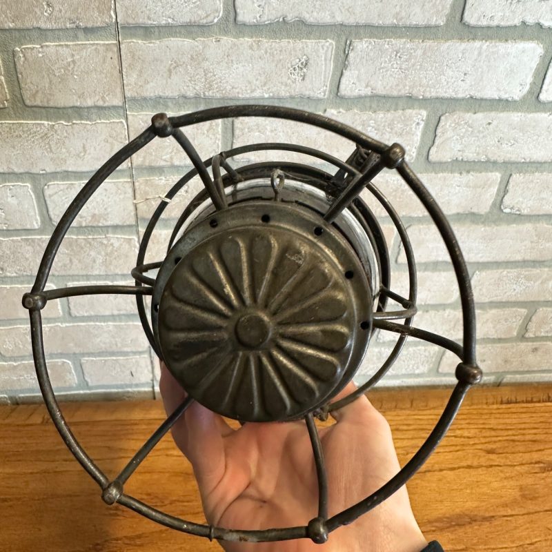 Chicago Milwaukee St Paul Railroad Adlake Kerosene Lantern Kero Clear Embossed Globe