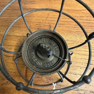 Chicago Milwaukee St Paul Railroad Adlake Kerosene Lantern Kero Clear Embossed Globe