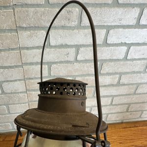 Chicago Milwaukee St Paul Railroad Adlake Kerosene Lantern Kero Clear Embossed Globe