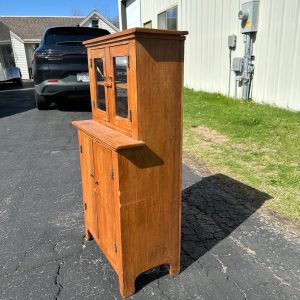 Antique Primitive Child's Stepback Hutch Farmhouse