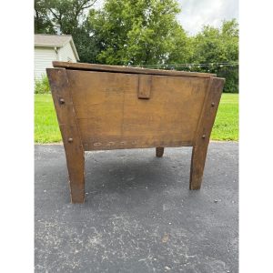 Antique Primitive 19th c. Bread Dough Trough Bin Table Farmhouse