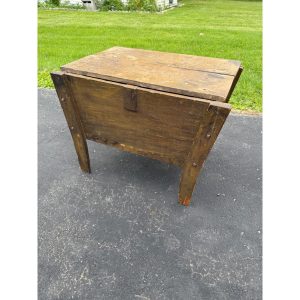 Antique Primitive 19th c. Bread Dough Trough Bin Table Farmhouse