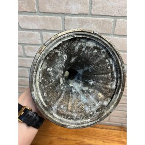 Aladdin Queen White Moonstone Oil Lamp w/ NuType Model B Burner