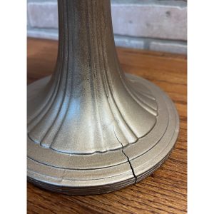 Aladdin Queen White Moonstone Oil Lamp w/ NuType Model B Burner