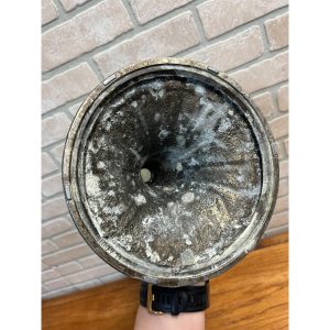 Aladdin Queen White Moonstone Oil Lamp w/ NuType Model B Burner