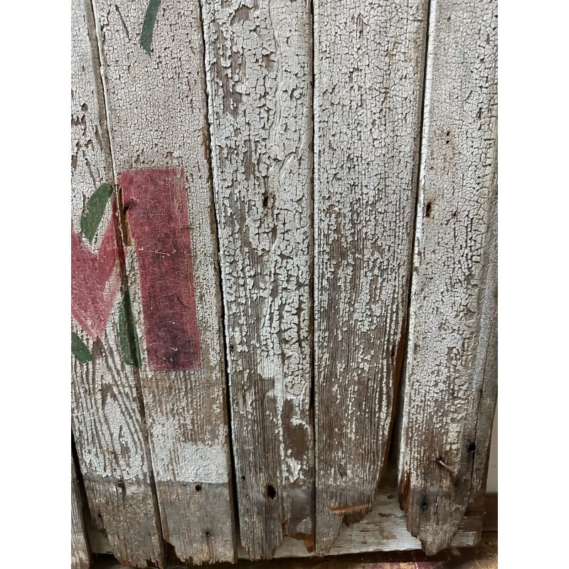 c65658d0-b766-4357-9a60-f6fc7983725b_LP.jpg Antique Early 1900s Holly Dairy Ice Cream Painted Wooden Trade Sign Soda Store