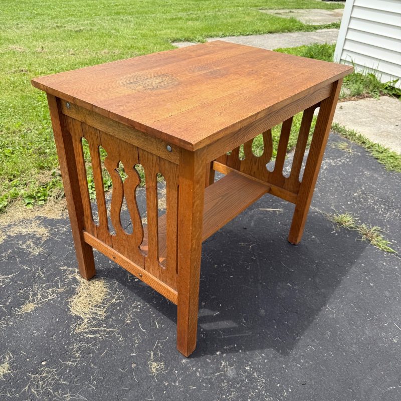 Vintage Arts & Crafts / Mission Style Library Table Desk
