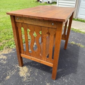 Vintage Arts & Crafts / Mission Style Library Table Desk