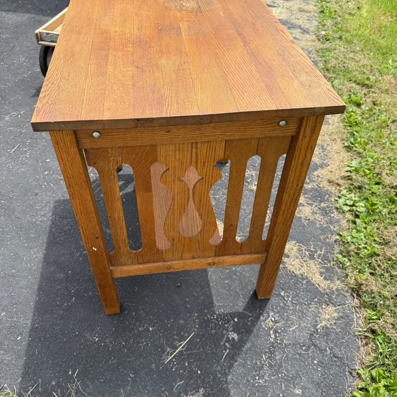 Vintage Arts & Crafts / Mission Style Library Table Desk