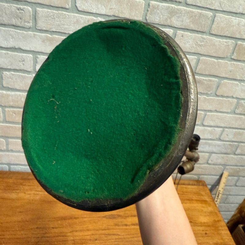 Antique Bronze Table Lamp Base Art Nouveau / Victorian Floral 30"