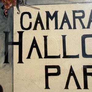 cnfZ1lHa_2.jpg Original 1930s Halloween Party Poster Artist Signed Antique Watercoloring Artwork