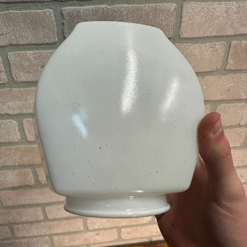 Vintage Art Deco Milk Glass STAR Lamp Wall Light Fixture Sconce Shade Globe