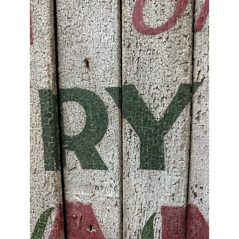 ee6e961b-07bb-49d1-9485-20bae2a252df_LP.jpg Antique Early 1900s Holly Dairy Ice Cream Painted Wooden Trade Sign Soda Store