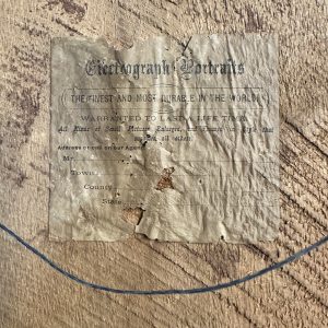 f12328b2-4309-44eb-986a-3cbc4e1ae2e1_LP.jpg Antique c1880s Electrograph Tintype Portrait Photograph in Walnut Frame