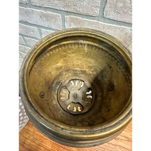 fb2FJHMa_17.jpg RARE Antique Victorian Blue Opalescent Shade Hanging Bradley Hubbard Oil Lamp