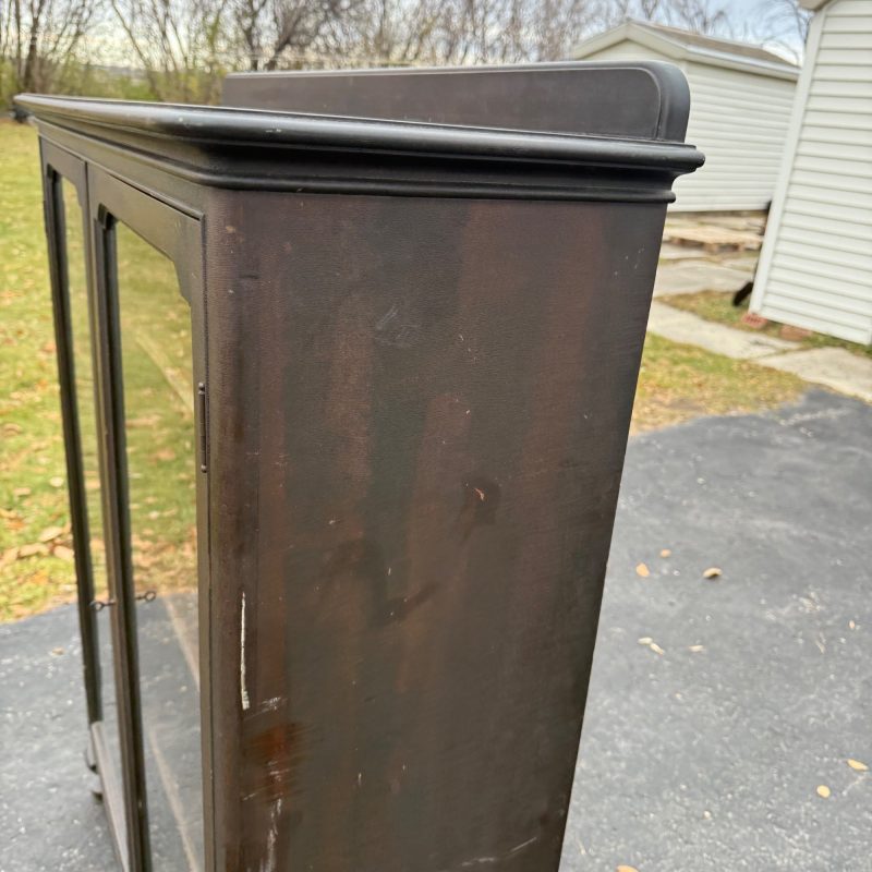 Antique Wooden Book Case / Display Case