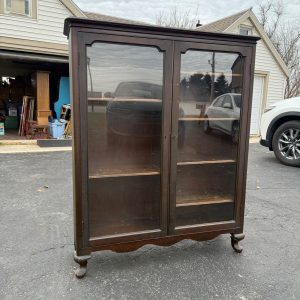 Antique Wooden Book Case / Display Case