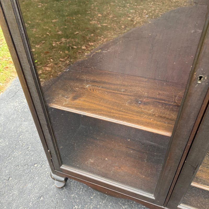 Antique Wooden Book Case / Display Case