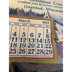 l8F2undefined8g4_2.jpg Vintage Fuller Goodman Lumber (Oshkosh Wis) Advertising Calendar Sign Farm Litho