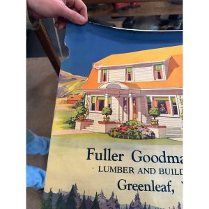 l8F2undefined8g4_6.jpg Vintage Fuller Goodman Lumber (Oshkosh Wis) Advertising Calendar Sign Farm Litho