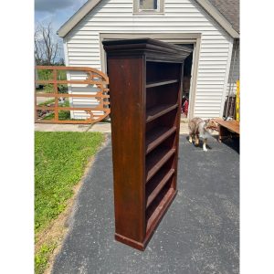 Antique Primitive Wainscoting Bookshelf / Book Case