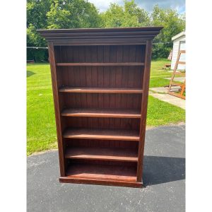 Antique Primitive Wainscoting Bookshelf / Book Case