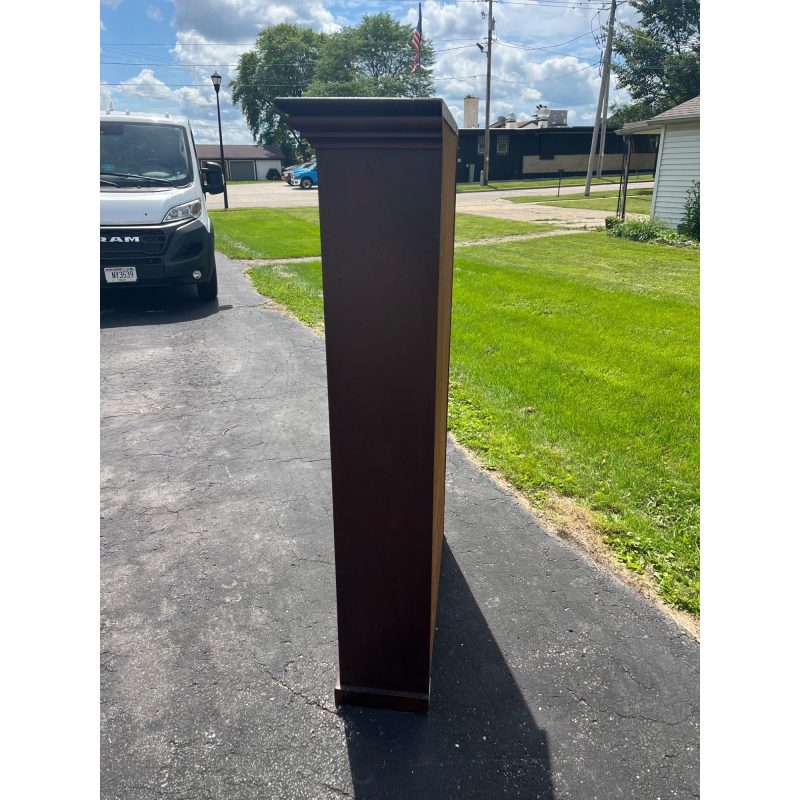 Antique Primitive Wainscoting Bookshelf / Book Case