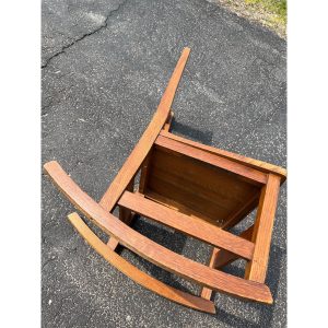 Original Signed L&JG Stickley Sewing Rocker Arts & Crafts Mission Chair