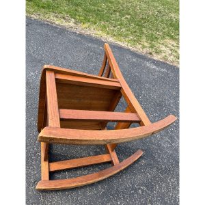 Original Signed L&JG Stickley Sewing Rocker Arts & Crafts Mission Chair