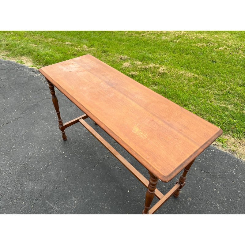 Vintage Wooden Hallway Entry Style Side Table