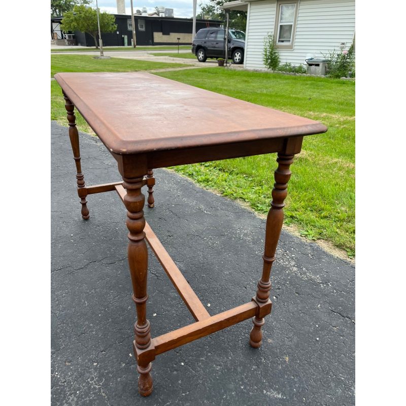 Vintage Wooden Hallway Entry Style Side Table