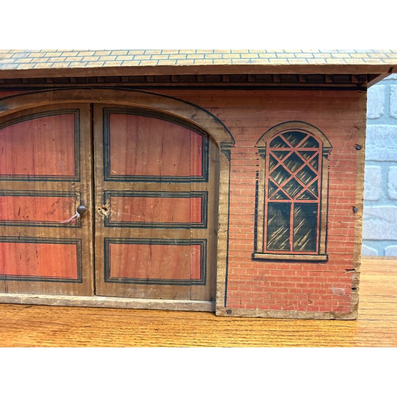 oLnz0IDb_6.jpg Antique 1880s Converse Litho Wood Barn & Farm Animals Child's Toy Playset