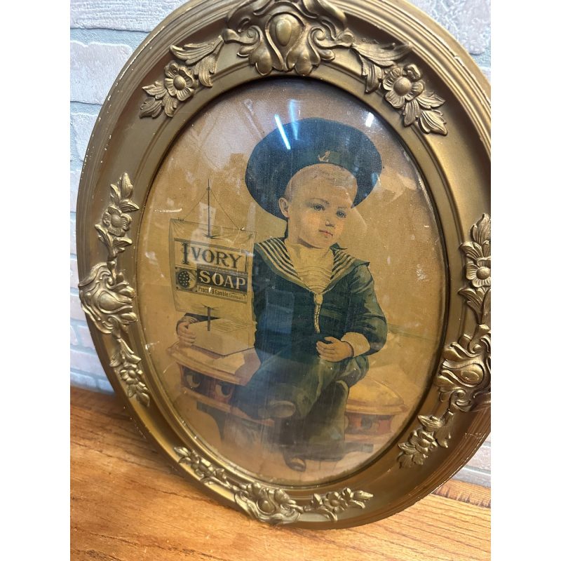 qZf3kcWj_1.jpg Antique Victorian Ivory Soap Advertising Lithograph Framed Sign Proctor & Gamble