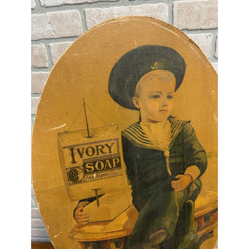 qZf3kcWj_13.jpg Antique Victorian Ivory Soap Advertising Lithograph Framed Sign Proctor & Gamble