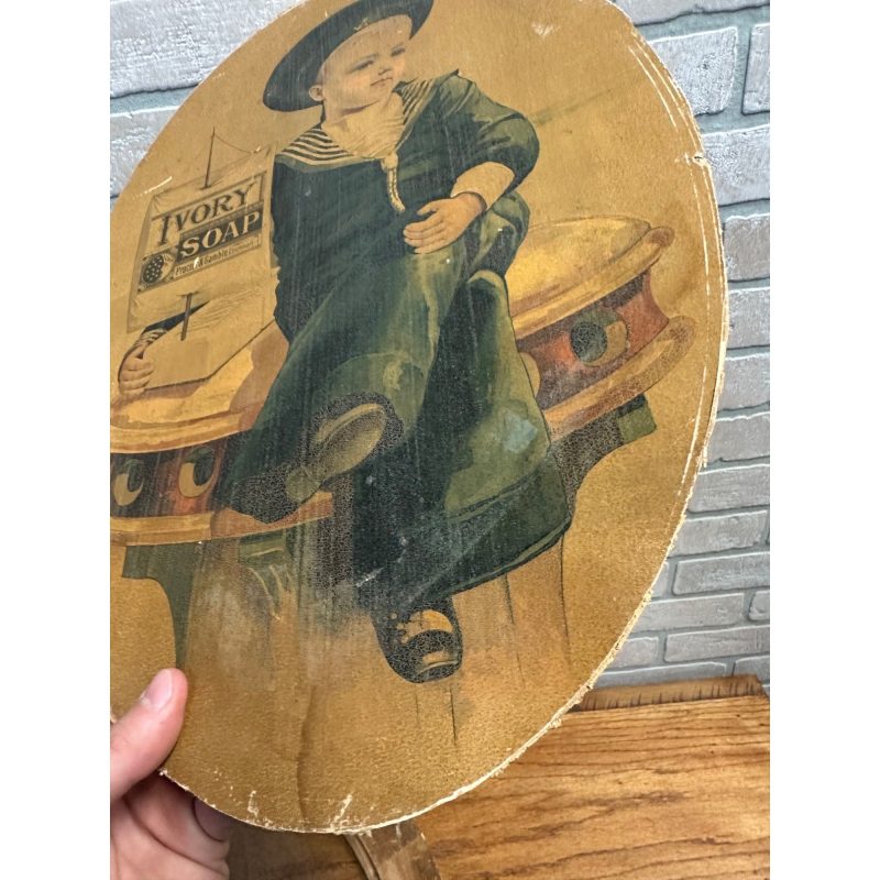 qZf3kcWj_15.jpg Antique Victorian Ivory Soap Advertising Lithograph Framed Sign Proctor & Gamble