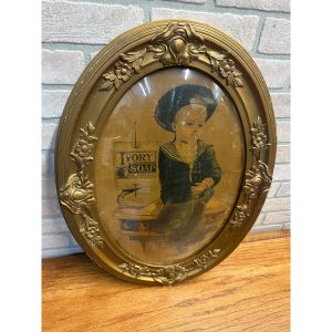 qZf3kcWj_3.jpg Antique Victorian Ivory Soap Advertising Lithograph Framed Sign Proctor & Gamble