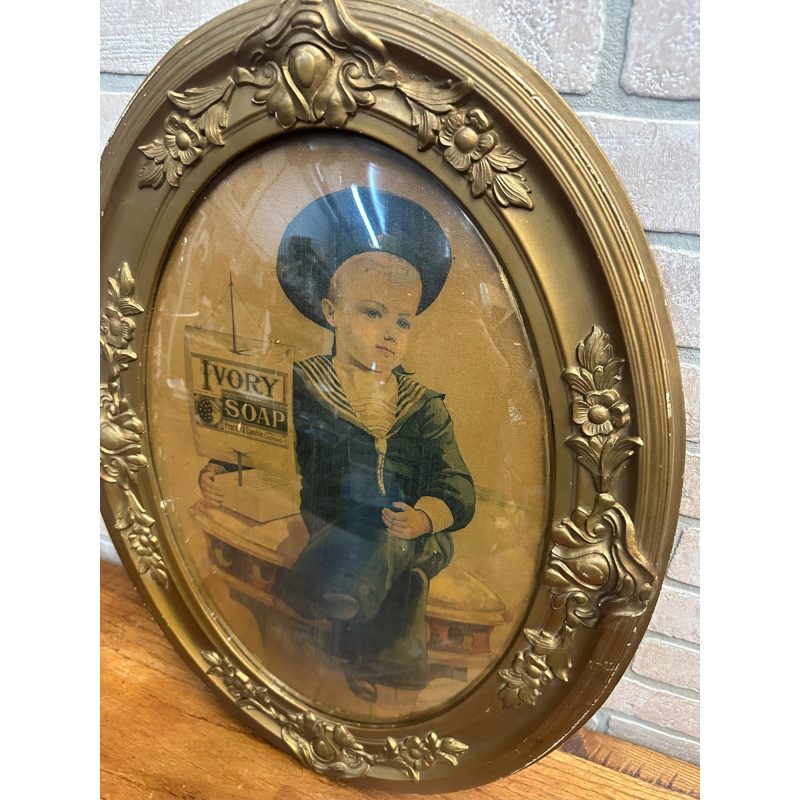 qZf3kcWj_7.jpg Antique Victorian Ivory Soap Advertising Lithograph Framed Sign Proctor & Gamble