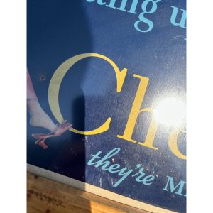 tquOZ8rB_5.jpg Vintage Chesterfield Cigarettes Cardboard Advertising Sign