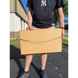 tquOZ8rB_6.jpg Vintage Chesterfield Cigarettes Cardboard Advertising Sign