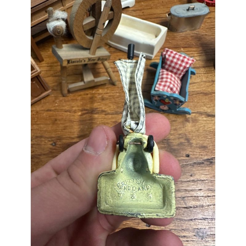 Vintage Dollhouse Furniture Lot 1:1 Scale Day Bed, Table, Highboy ++