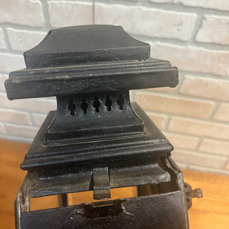 Antique 1800s Carriage Buggy Coach Auto Driving Lamp Beveled Glass Complete