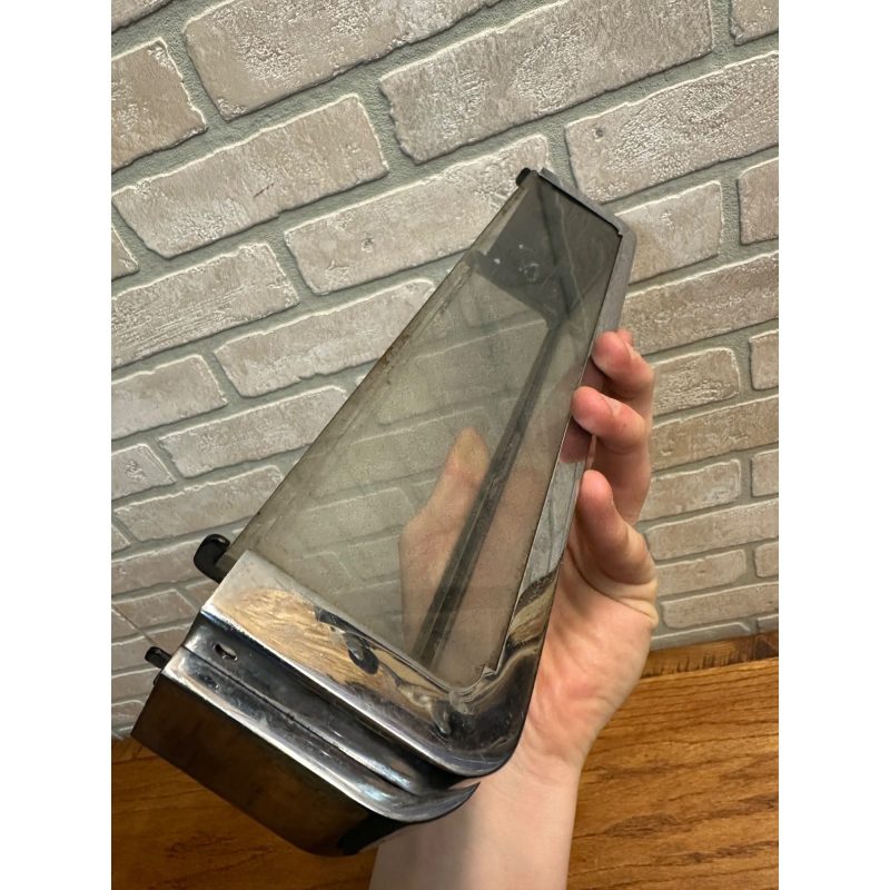 Vintage National Cash Register NCR Top Glass Crown Cap Amount Indicator Window Part