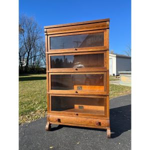 yWlWHuEH_1.jpg Antique Globe Wernicke 4-Stack barrister Bookshelf Lawyers Cabinet Case