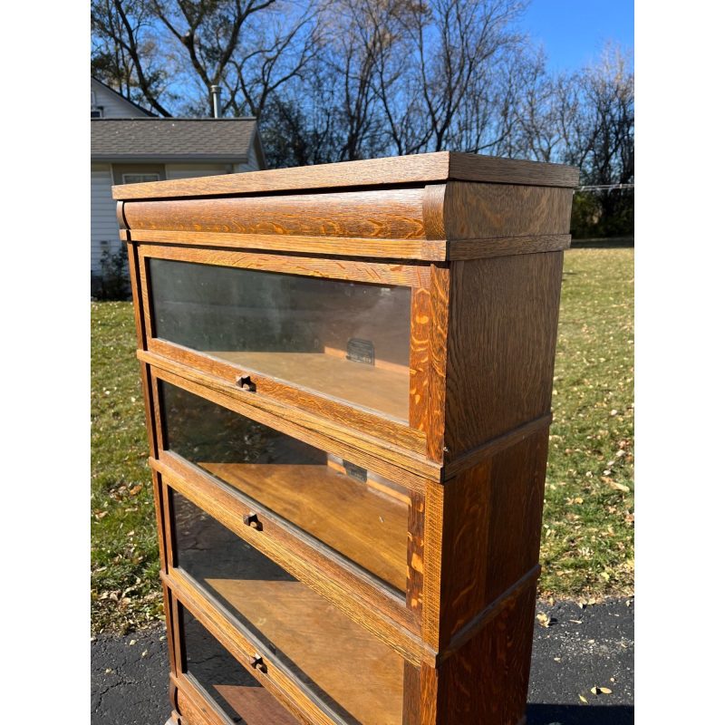 yWlWHuEH_10.jpg Antique Globe Wernicke 4-Stack barrister Bookshelf Lawyers Cabinet Case