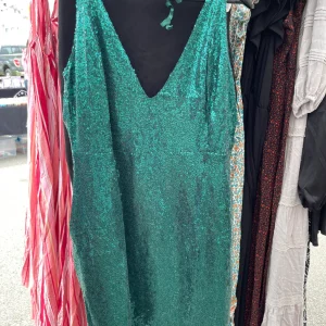 Glitter sequin mini dress