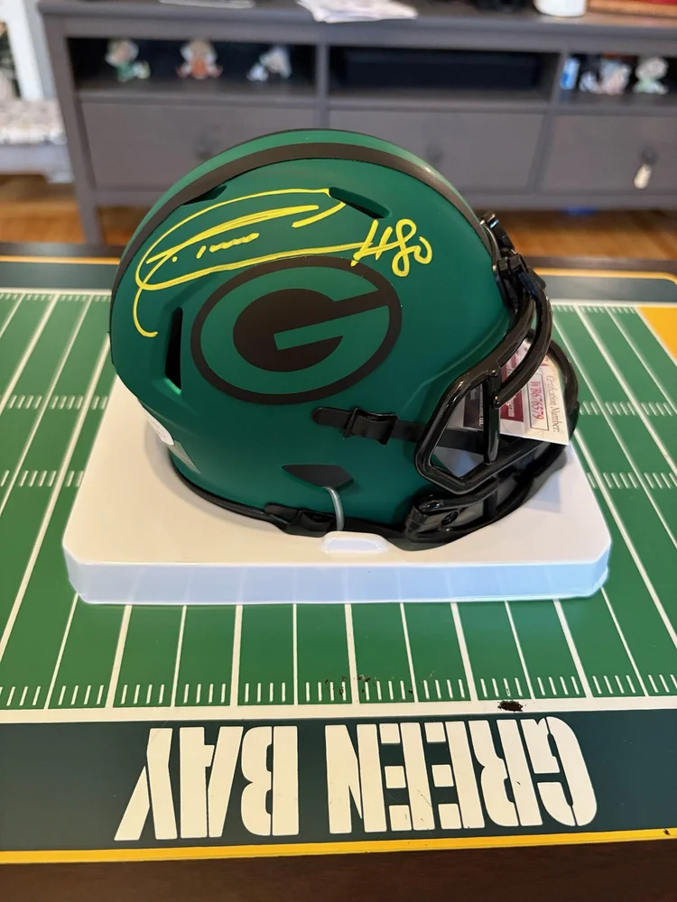 Donald Driver - Signed Home Mini Helmet
