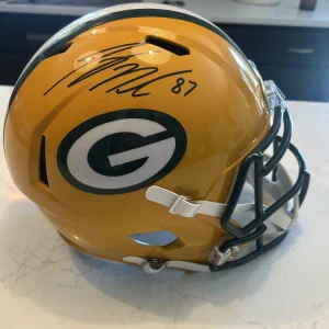 Jordy Nelson Auto’d Helmet