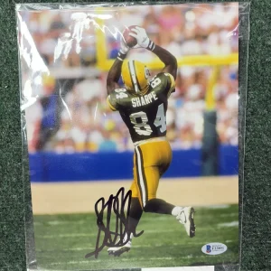 Sterling Sharpe autographed 8x10