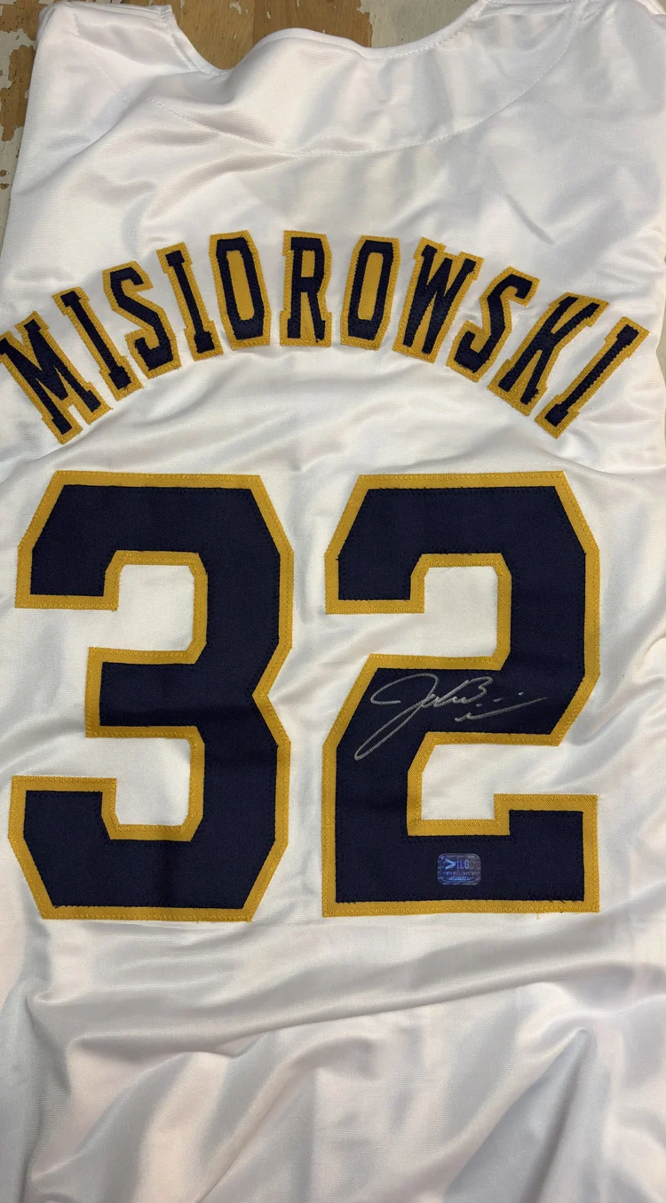 Misiorowski autographed jersey